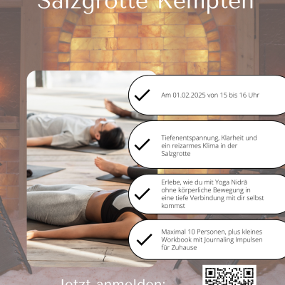 Yoga Nidra in der Salzgrotte Kempten