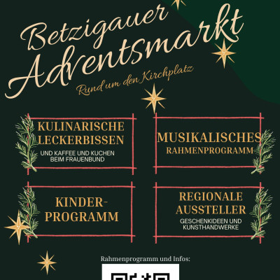 Betzigauer Adventsmarkt rund um den Kirchplatz