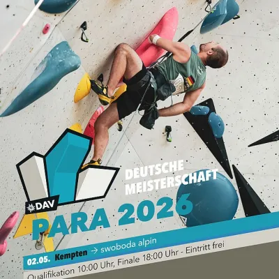 Deutsche Meisterschaft Paraclimbing in Kempten