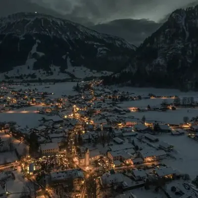 Weihnachtsmarkt in Pfronten im Allgäu