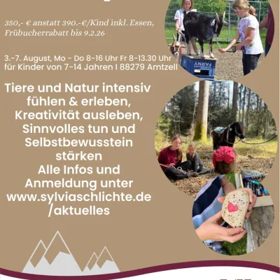 Tierisches Sommer Camp auf der HerzBlick Ranch Amtzell