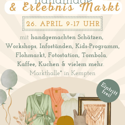 hej lille handmade & Erlebnis Markt in der Markthalle Kempten