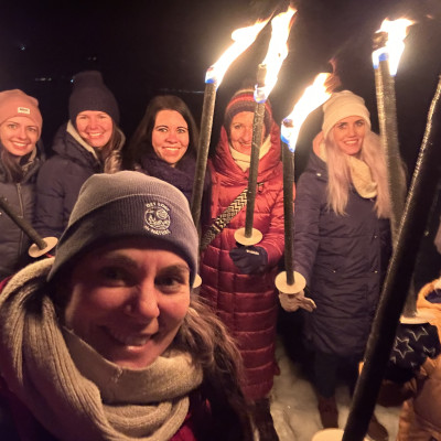 Fackelwanderung im winterlichen Immenstadt mit Nele Beschoner