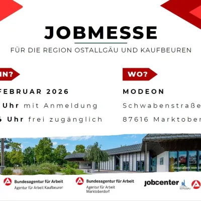 Jobmesse der Agentur für Arbeit in Marktoberdorf