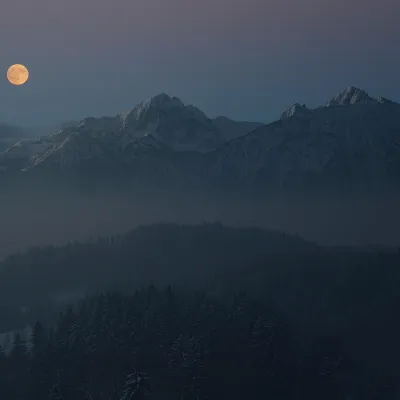 Vollmond am Neunerköpfle
