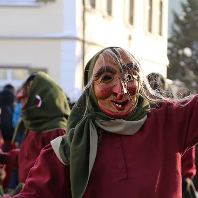 Sprüngle der Narrenzunft Hergesweib in Hofs