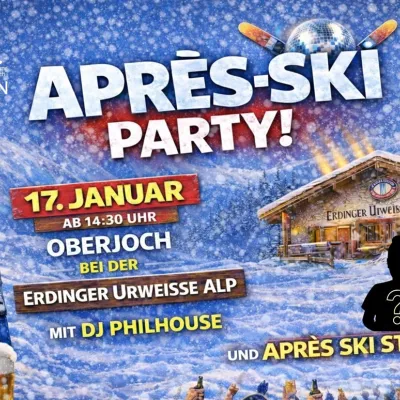 Après-Ski Party an der Erdinger Urweisse Alp Oberjoch