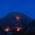 Bergfeuer zur Sommersonnenwende bei Ehrwald