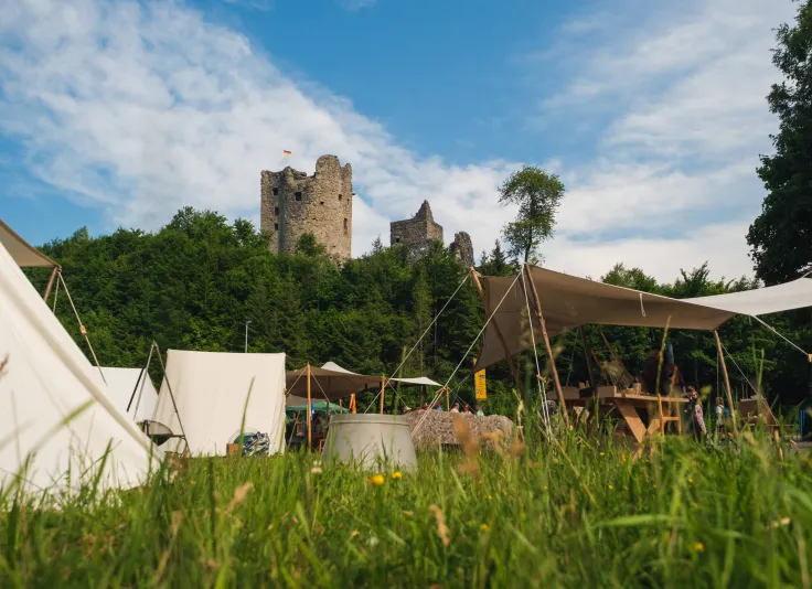 Burgfest auf der Burgruine in Immenstadt