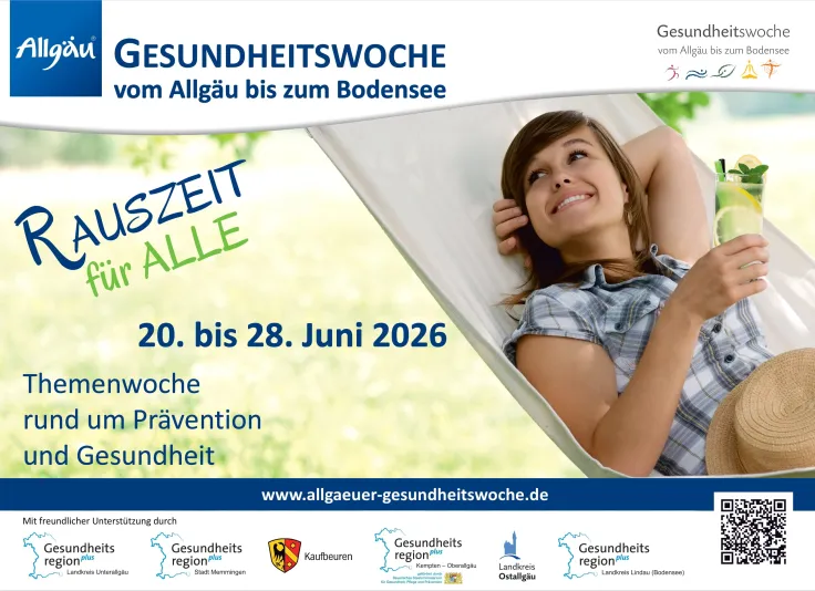 Gesundheitswoche vom Allgäu bis zum Bodensee